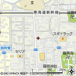 静岡県浜松市中央区飯田町709周辺の地図