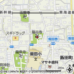 静岡県浜松市中央区飯田町628周辺の地図