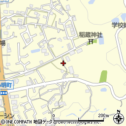 奈良県生駒市小明町470周辺の地図