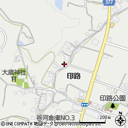 兵庫県神戸市西区平野町印路周辺の地図
