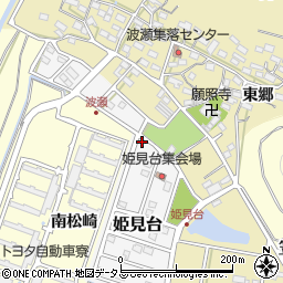 愛知県田原市姫見台47-1周辺の地図