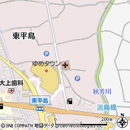 岡山市東区上道地域センター周辺の地図