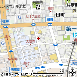 民民（みんみん） 浜松有楽街店周辺の地図