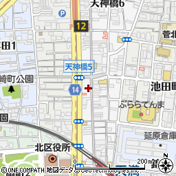 炭焼親子丼の店 鶏玉 天五店周辺の地図
