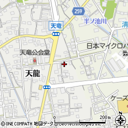 静岡県磐田市天龍363周辺の地図