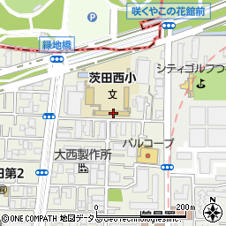 大阪市立茨田西小学校周辺の地図