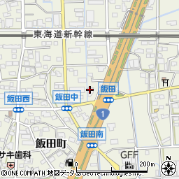 静岡県浜松市中央区飯田町471周辺の地図