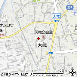 静岡県磐田市天龍345-3周辺の地図