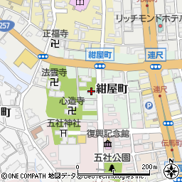 日本基督教団　遠州教会周辺の地図