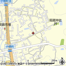 奈良県生駒市小明町467-3周辺の地図