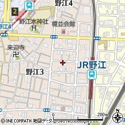アイペック大阪野江第１駐車場周辺の地図