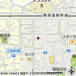 静岡県浜松市中央区飯田町779周辺の地図