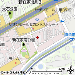 〒657-0864 兵庫県神戸市灘区新在家南町の地図