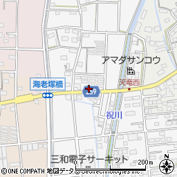 静岡県磐田市海老塚669周辺の地図