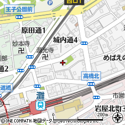 福井接骨院周辺の地図