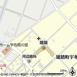 静岡県浜松市中央区雄踏町宇布見7384周辺の地図