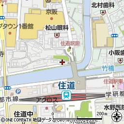 住道駅前ビル周辺の地図