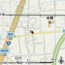 静岡県浜松市中央区飯田町1544周辺の地図