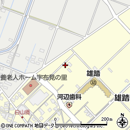 静岡県浜松市中央区雄踏町宇布見7380周辺の地図