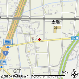 静岡県浜松市中央区飯田町1541周辺の地図