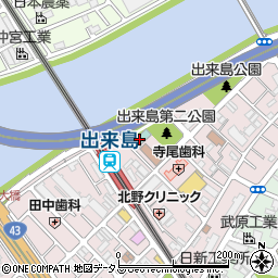 Ｒａｋｕｔｅｎ　ＳＴＡＹ　ｘ　Ｓｈａｍａｉｓｏｎ大阪出来島駅前周辺の地図