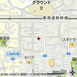静岡県浜松市中央区飯田町776周辺の地図