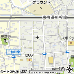 静岡県浜松市中央区飯田町775周辺の地図