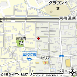 静岡県浜松市中央区飯田町771周辺の地図