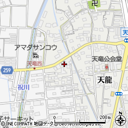 静岡県磐田市天龍236周辺の地図