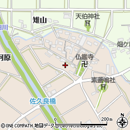 愛知県豊橋市野依町西屋敷周辺の地図