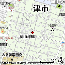 三重県津市柳山津興1476-1周辺の地図