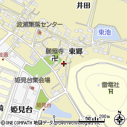 愛知県田原市波瀬町東郷10-1周辺の地図