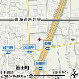 静岡県浜松市中央区飯田町465周辺の地図