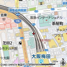 チャオチャオ阪急梅田店周辺の地図