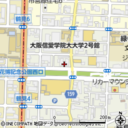 クレアシティ鶴見花博通り周辺の地図