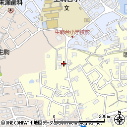 奈良県生駒市小明町1859-11周辺の地図