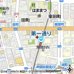 静岡県浜松市中央区田町328周辺の地図