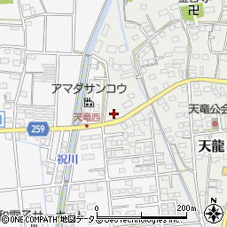 静岡県磐田市天龍239周辺の地図