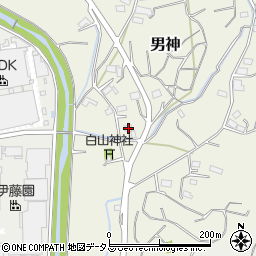 静岡県牧之原市男神463周辺の地図