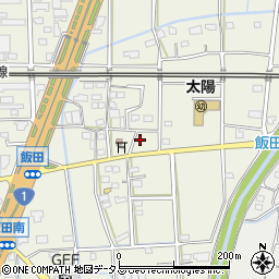 静岡県浜松市中央区飯田町1542周辺の地図