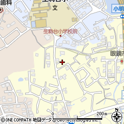 奈良県生駒市小明町604周辺の地図