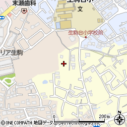 奈良県生駒市小明町1859-4周辺の地図