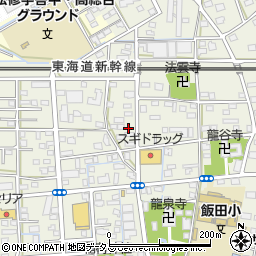 静岡県浜松市中央区飯田町724周辺の地図