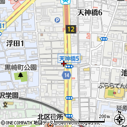 天五高田ビル周辺の地図
