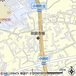 奈良県生駒市小明町444周辺の地図