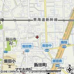 静岡県浜松市中央区飯田町405周辺の地図