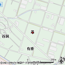 愛知県豊橋市大崎町茂周辺の地図