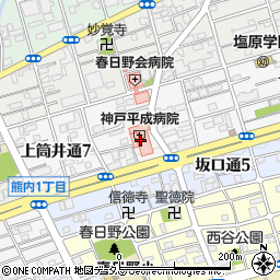 神戸平成病院（南淡千遙会）周辺の地図