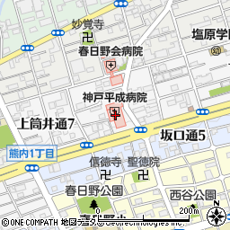 神戸平成病院（南淡千遙会）周辺の地図