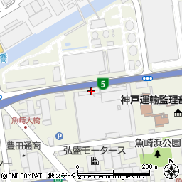 兵庫県神戸市東灘区魚崎浜町32周辺の地図
